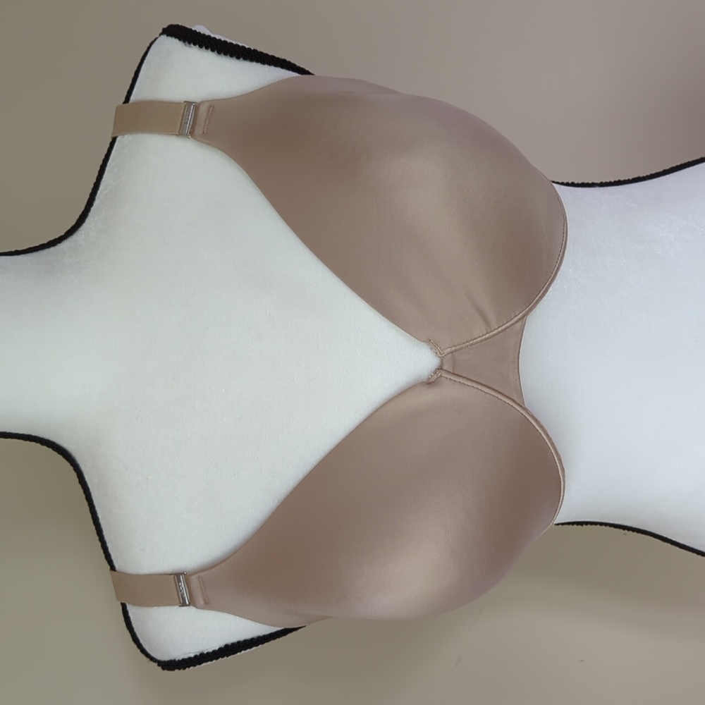 Soma Vanishing Back Full Coverage Underwire Bra 34DD Tan Brown Neutral